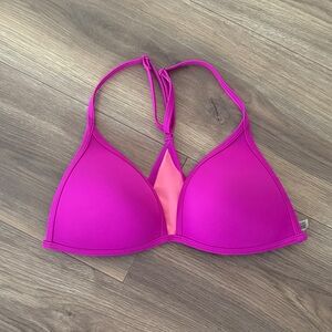 PINK Victoria's Secret Magenta Bikini Top